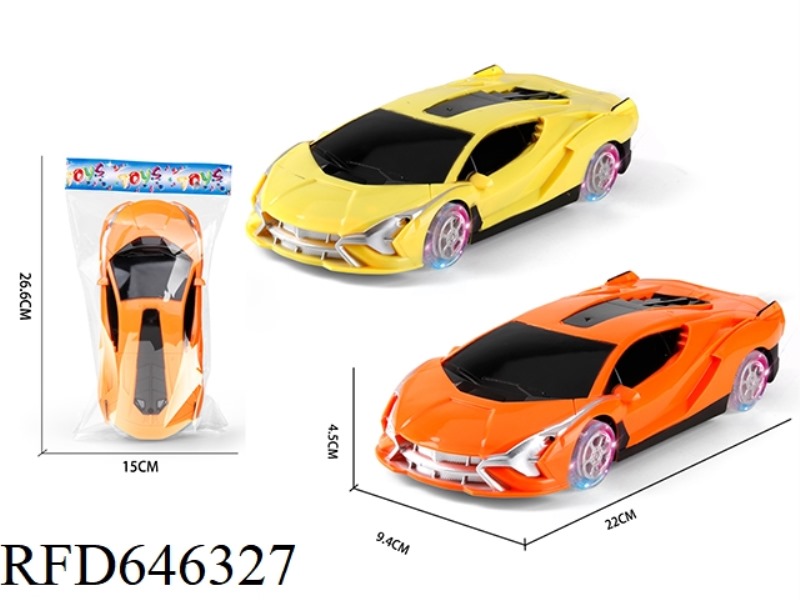 1:20 INERTIA LAMBORGHINI SIMULATION CAR + FOUR WHEEL LIGHTS