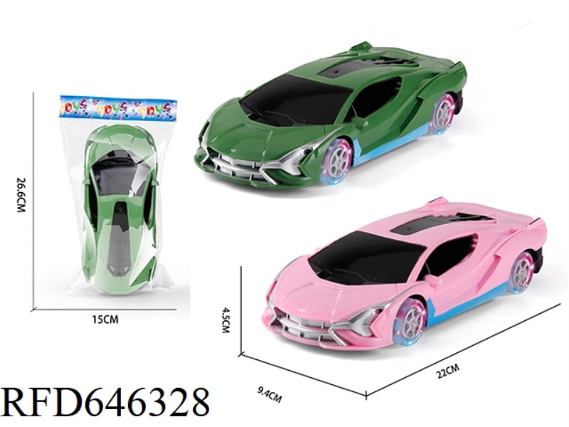 1:20 INERTIA LAMBORGHINI SIMULATION CAR + FOUR WHEEL LIGHTS