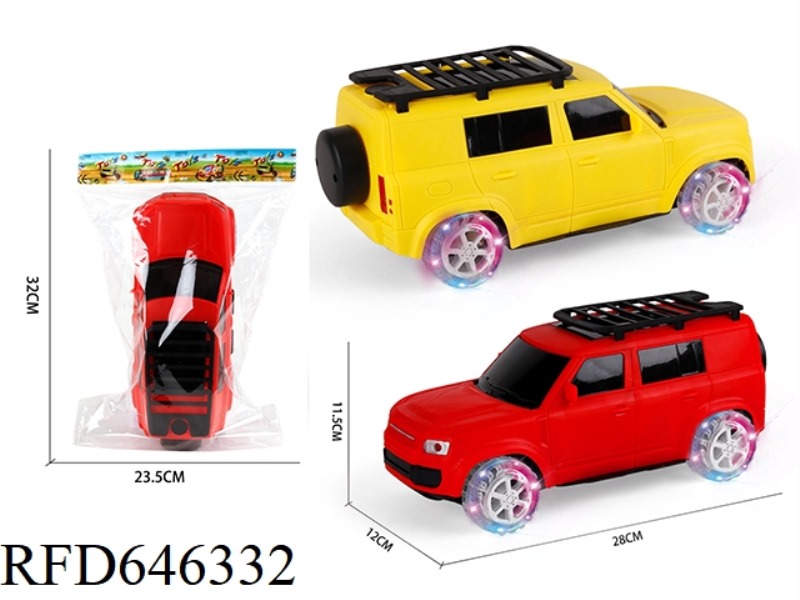 1:16 LAND ROVER DEFENDER OFF-ROAD SIMULATION INERTIAL VEHICLE + FOUR WHEEL LIGHTS