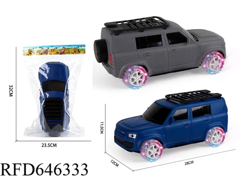 1:16 LAND ROVER DEFENDER OFF-ROAD SIMULATION INERTIAL VEHICLE + FOUR WHEEL LIGHTS