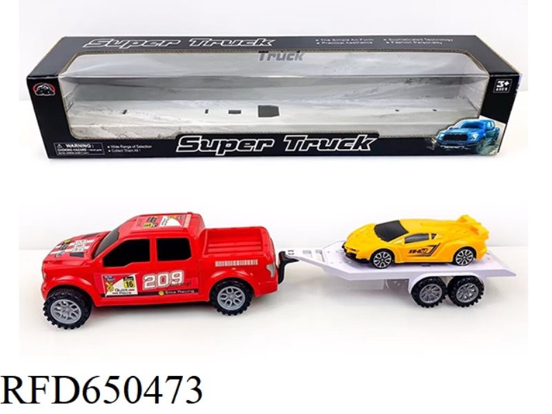 PICKUP TRUCK TOWED INERTIA LAMBORGHINI