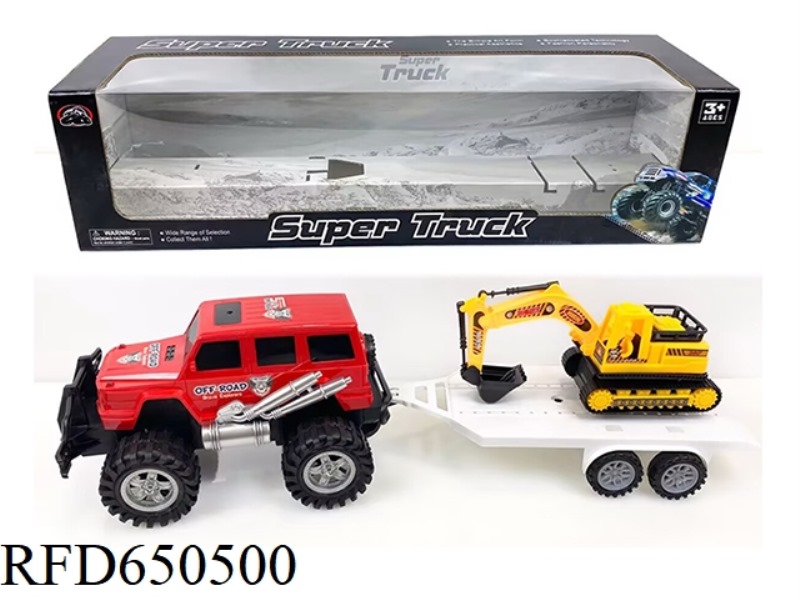 OFF-ROAD VEHICLE TOWING AND SLIDING ENGINEERING VEHICLE