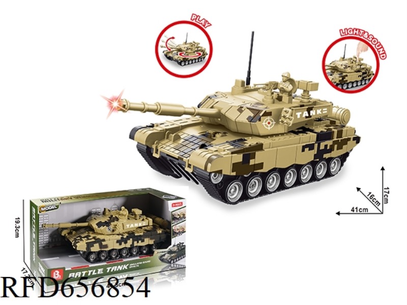 1:16 SOUND AND LIGHT GLIDING TANK - DESERT