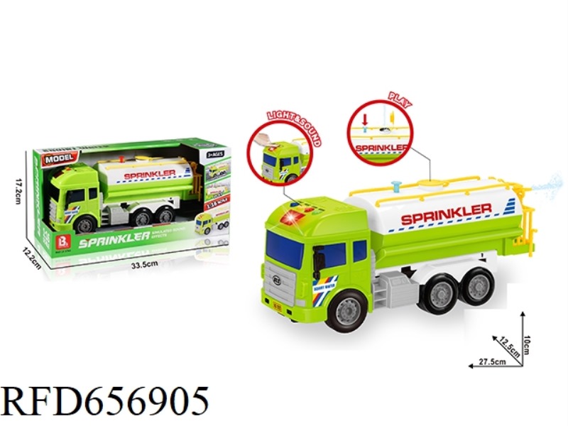 1:16 ACOUSTO-OPTIC INERTIAL SPRINKLER - GREEN
