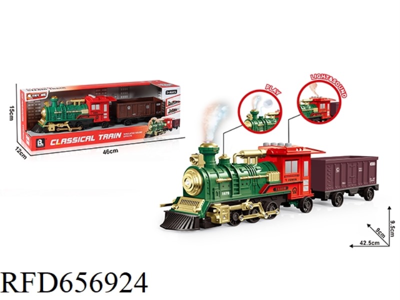ACOUSTO-OPTIC INERTIAL STEAM TRAIN - GREEN