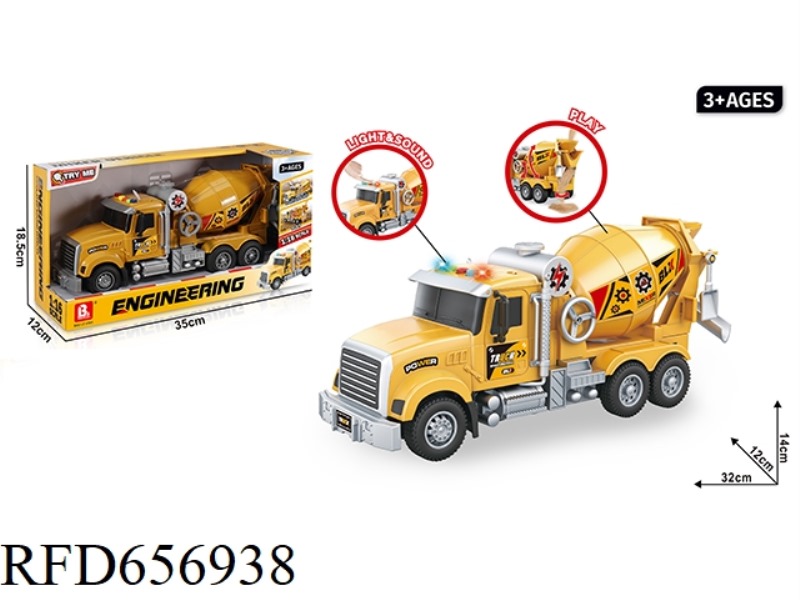 1:16 ACOUSTO-OPTIC INERTIAL MIXING TRUCK