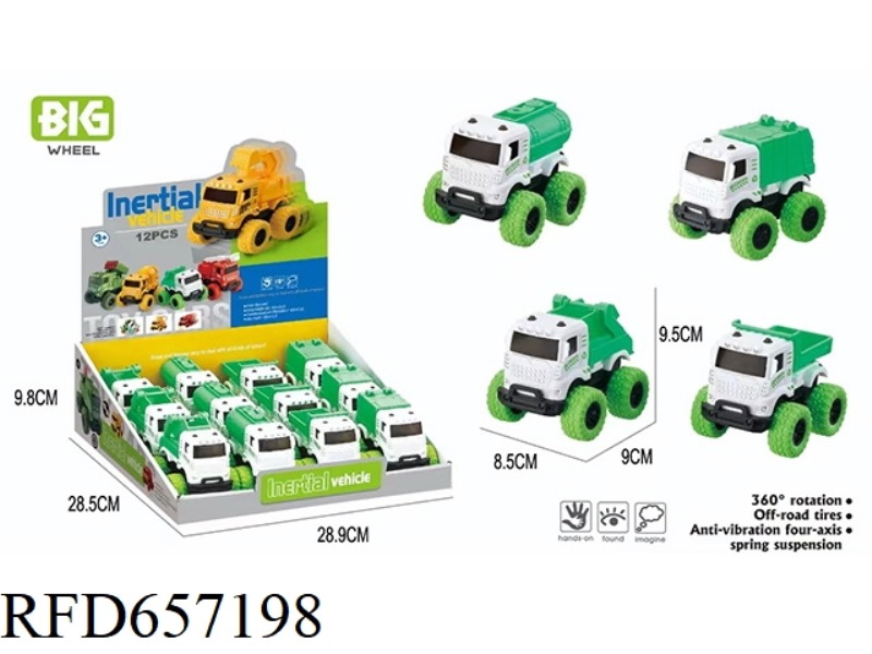SANITATION INERTIAL VEHICLE (12 PIECES)
