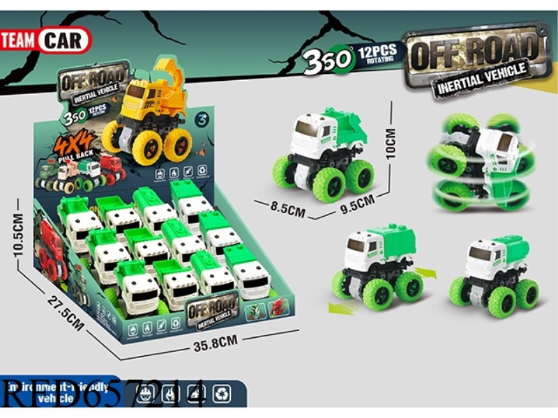 DOUBLE INERTIAL SANITATION TRUCK (12 PIECES)