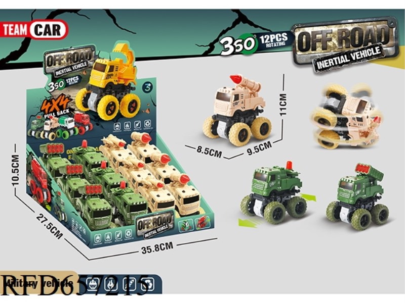 DUAL INERTIAL MILITARY VEHICLE (12 UNITS)