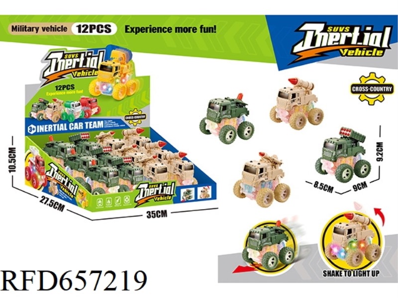 LIGHT GEAR DUAL INERTIAL MILITARY VEHICLE (12 UNITS)