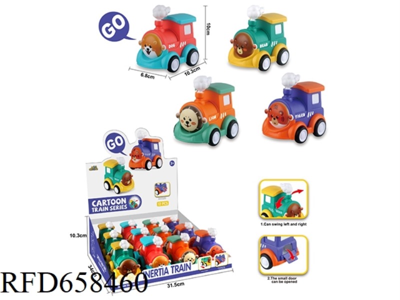 SWING STORAGE CARTOON INERTIA TRAIN (CAN HOLD SUGAR)