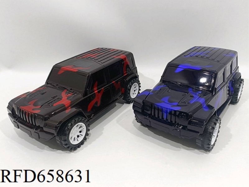 WRANGLER CAMOUFLAGE TRANSPARENT INERTIAL CAR