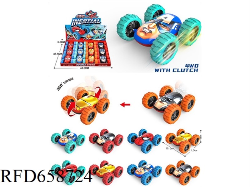 INERTIA DOUBLE-SIDED CAR (12PCS)