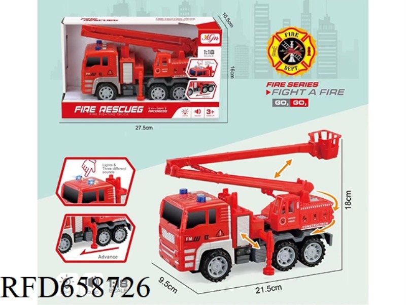 ACOUSTO-OPTIC INERTIAL FIRE RESCUE VEHICLE