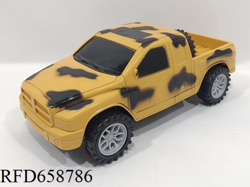 INERTIAL CAMOUFLAGE PICKUP TRUCK