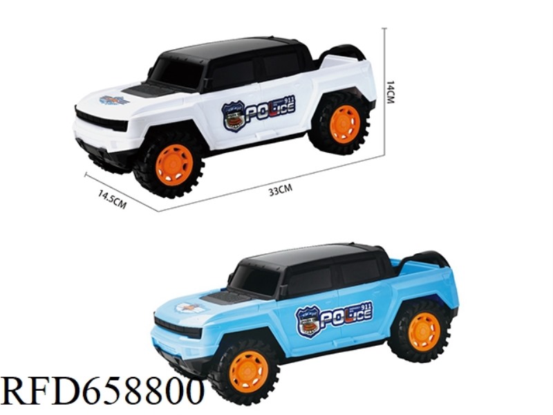 HUMMER PICKUP INERTIAL POLICE CAR