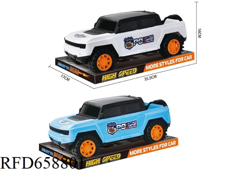HUMMER PICKUP INERTIAL POLICE CAR