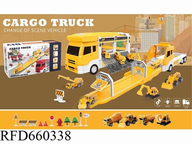 STORAGE AND EJECTION CONTAINER TRUCK (YELLOW)