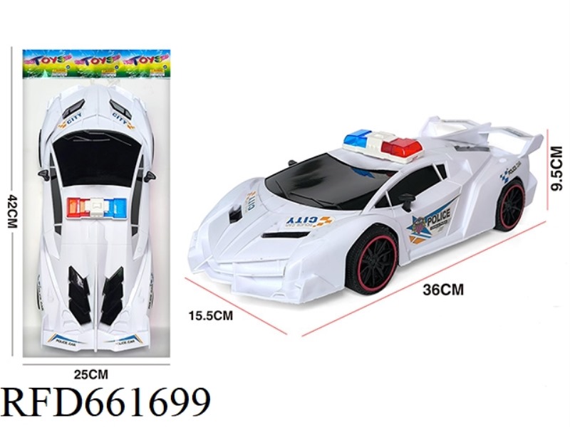 INERTIA WHITE POLICE CAR