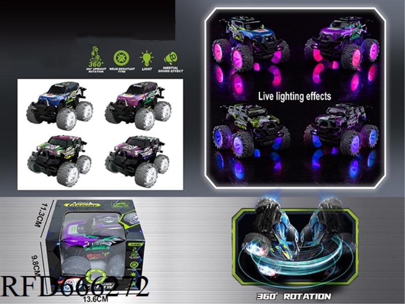 OPEN-WHEEL INERTIAL SOUND AND LIGHT STUNT VEHICLE (HUMMER LAND ROVER)