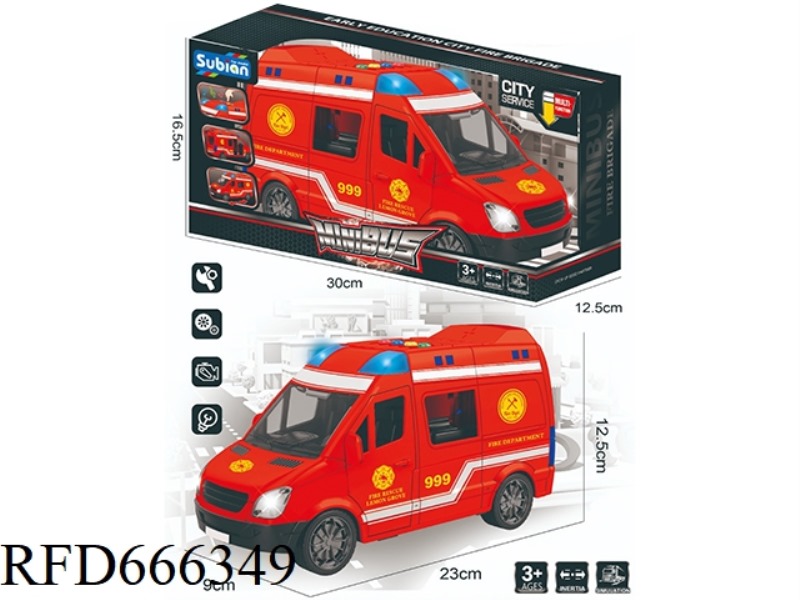 1:16 INERTIAL FIVE-DOOR FIRE ENGINE