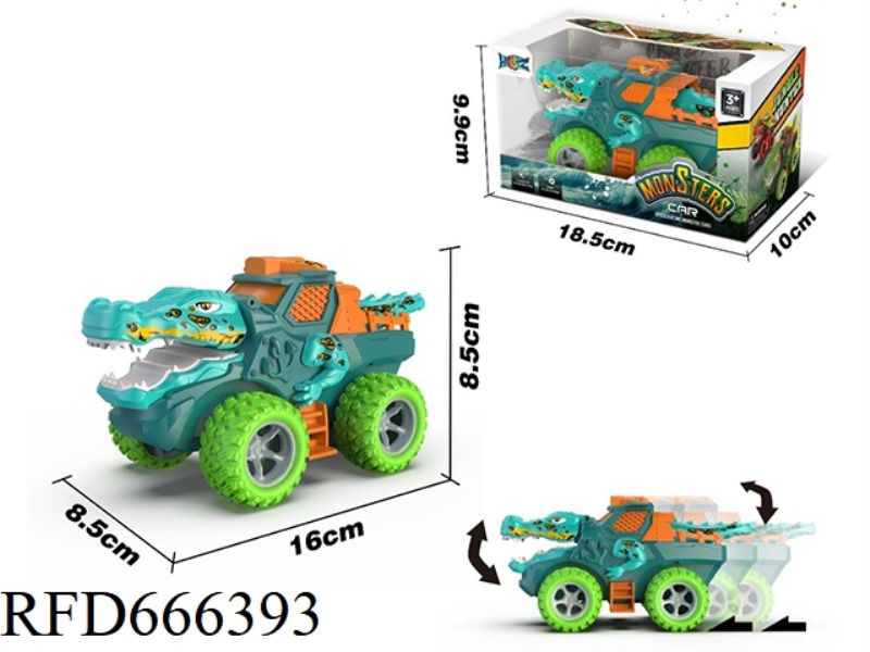 ACTION MONSTER INERTIAL CAR - CROCODILE