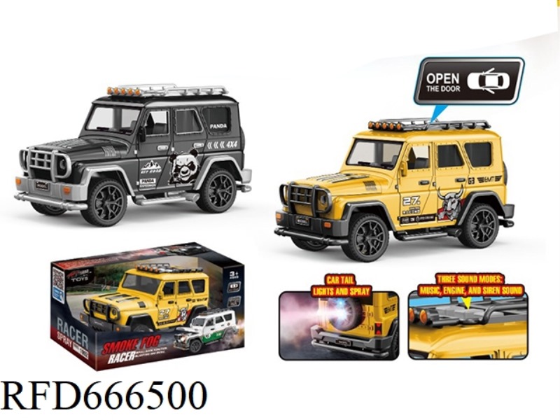 SPRAY-MODIFIED SUV WRANGLER INERTIAL CAR