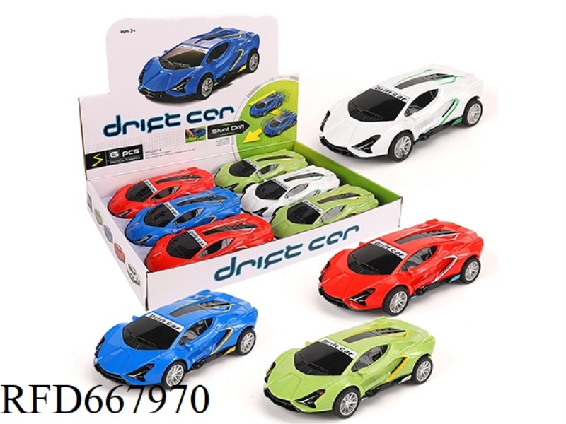 INERTIAL STUNT DRIFT VEHICLE (6PCS)