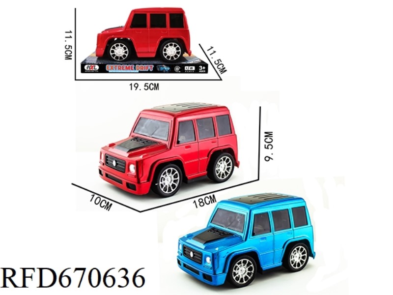 Q-VERSION SUV-TYPE LARGE G SIMULATION INERTIAL VEHICLE