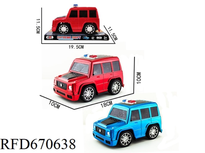 Q-VERSION SUV-TYPE LARGE G SIMULATION INERTIAL POLICE CAR
