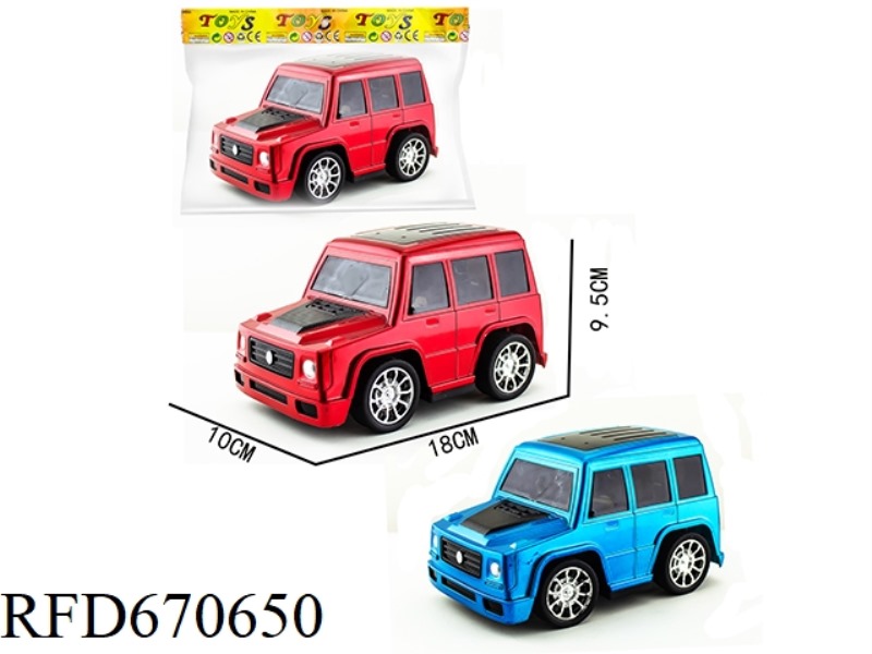 Q-VERSION SUV-TYPE LARGE G SIMULATION INERTIAL VEHICLE