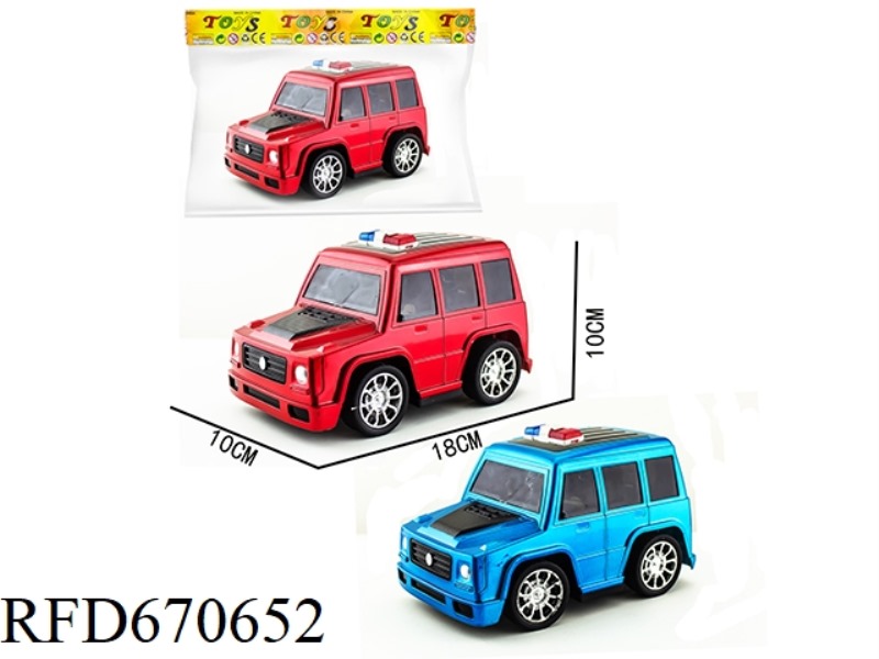 Q-VERSION SUV-TYPE LARGE G SIMULATION INERTIAL POLICE CAR