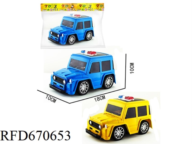 Q-VERSION SUV-TYPE TOYOTA SIMULATED INERTIAL POLICE CAR