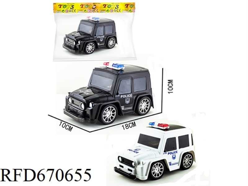 Q-VERSION SUV-TYPE TOYOTA IMPRINTING INERTIAL POLICE CAR