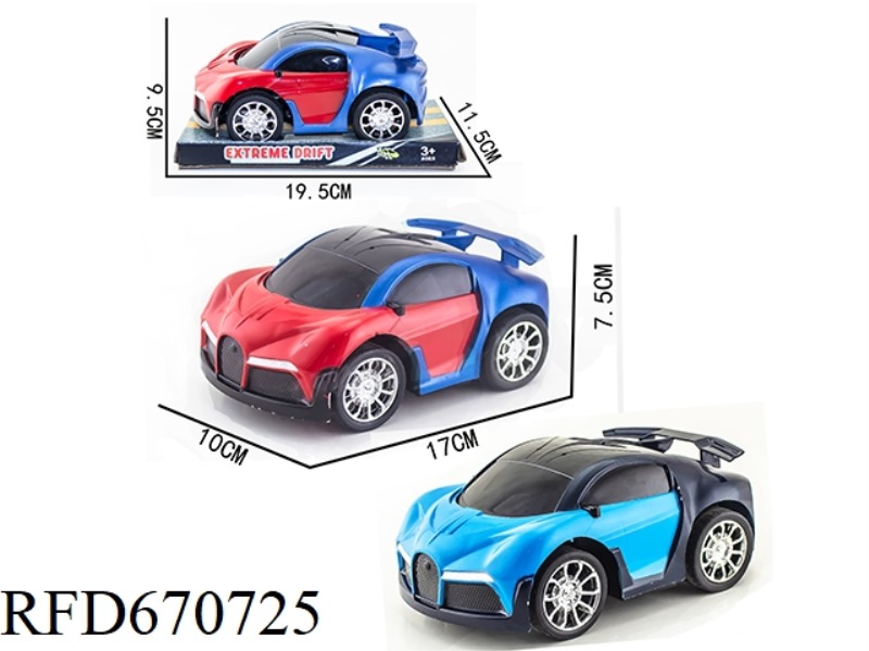 Q-VERSION BUGATTI SIMULATION INERTIAL VEHICLE