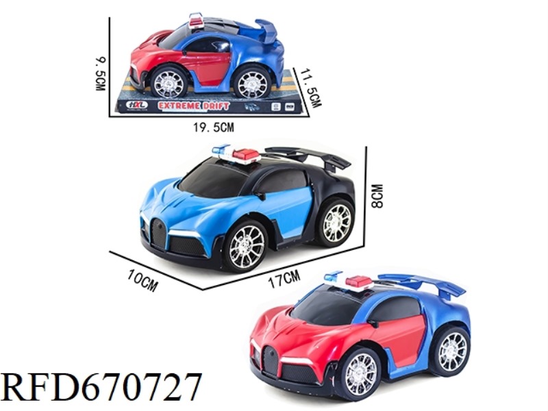 Q-VERSION BUGATTI SIMULATION INERTIAL POLICE CAR