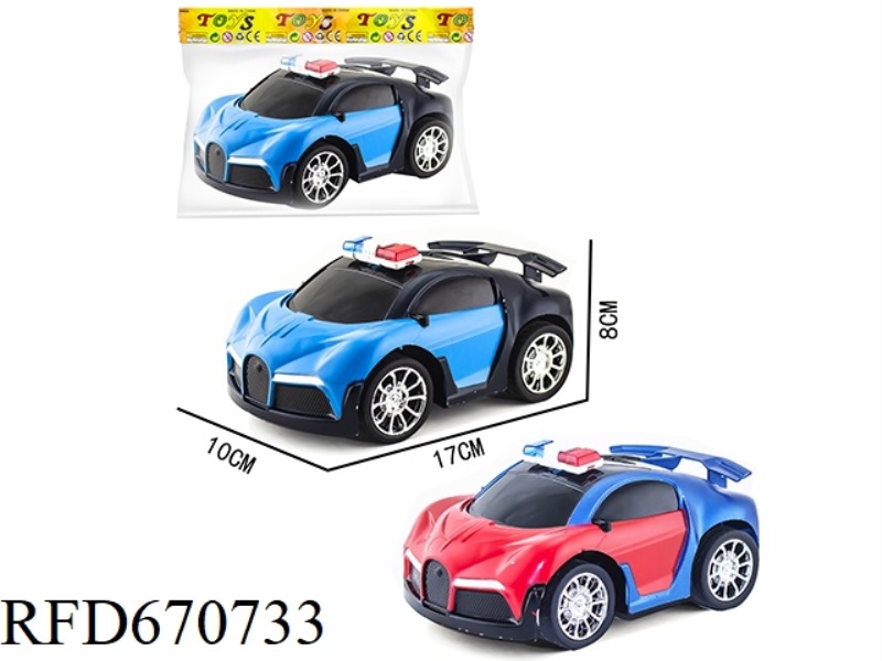 Q-VERSION BUGATTI SIMULATION INERTIAL POLICE CAR