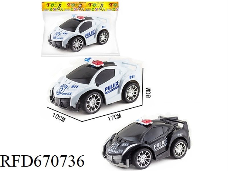 Q-VERSION POISON TRANSFER PRINTING INERTIAL POLICE CAR