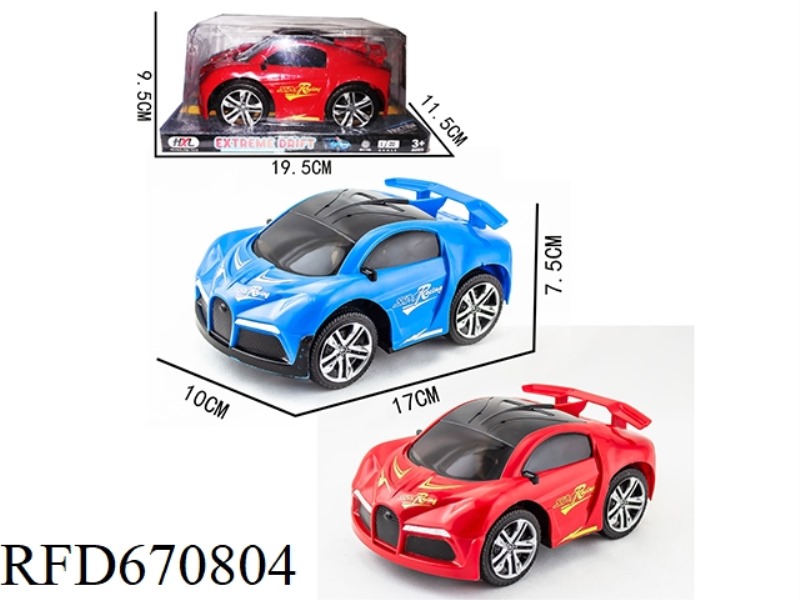 Q-VERSION BUGATTI SOLID-COLOR PAD PRINTING INERTIAL VEHICLE