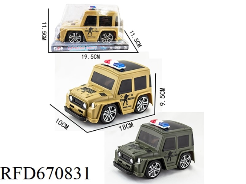 Q-VERSION SUV-TYPE TOYOTA SOLID-COLOR TRANSFER PRINTED INERTIAL POLICE CAR