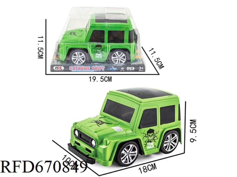 Q-VERSION SUV-TYPE TOYOTA PAD PRINTING INERTIAL VEHICLE