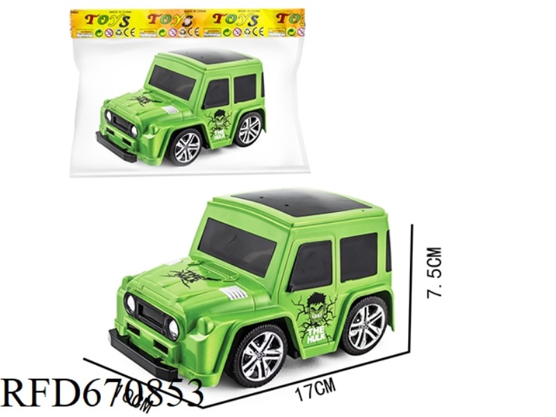 Q-VERSION SUV-TYPE TOYOTA PAD PRINTING INERTIAL VEHICLE