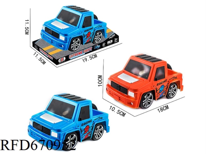 Q-VERSION MERCEDES-BENZ PICKUP TRUCK SIMULATION INERTIAL VEHICLE