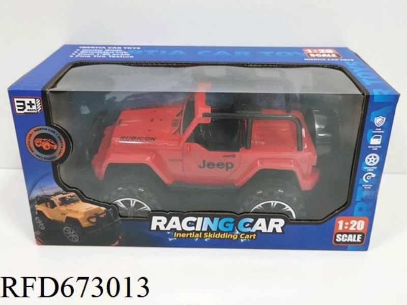 23 CM INERTIA RED JEEP