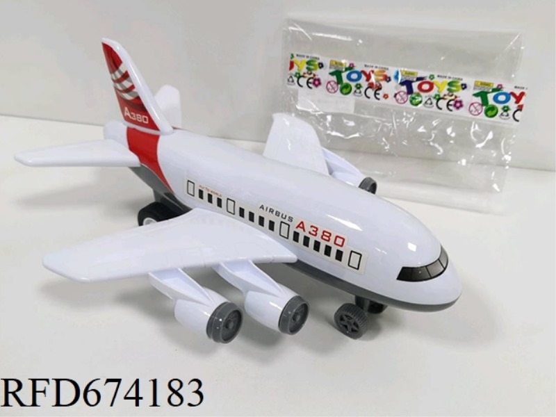 30 CM INERTIAL WHITE RED-LABEL AIRCRAFT