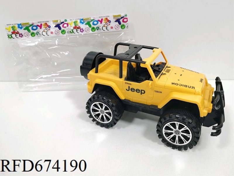 23 CM INERTIA YELLOW JEEP