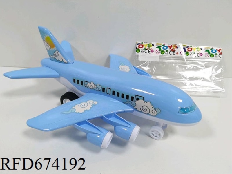 30 CM INERTIAL SKY BLUE AIRCRAFT