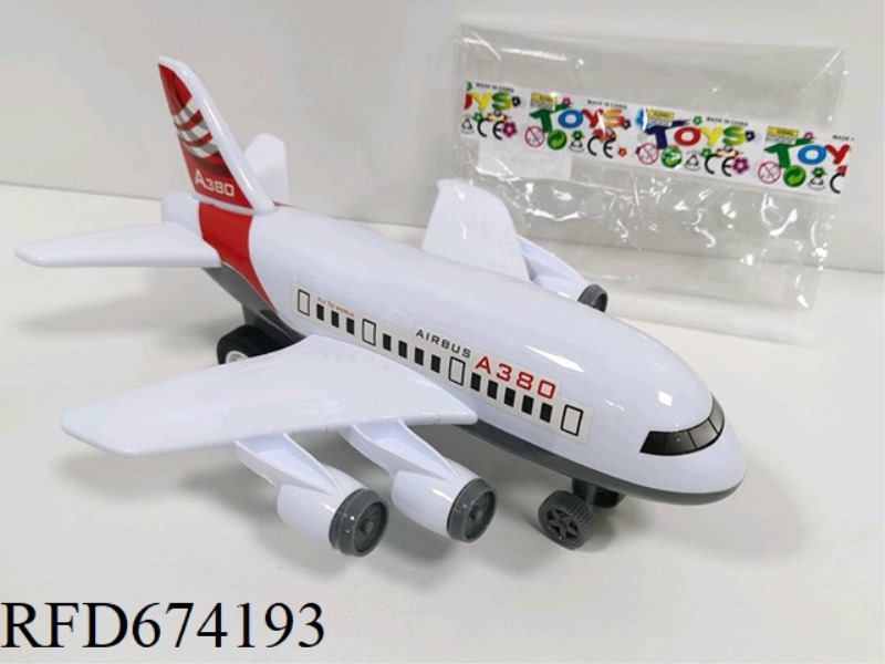 30 CM INERTIAL WHITE RED-LABEL AIRCRAFT