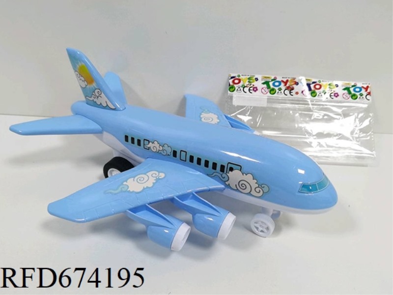 37 CM INERTIAL SKY BLUE AIRCRAFT