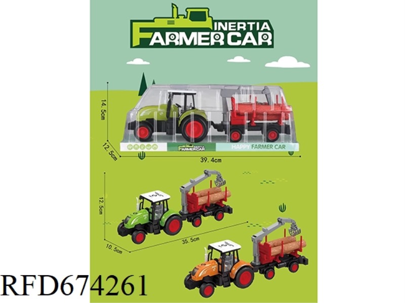 INERTIAL FARMER TIMBER TRANSPORT TRAILER